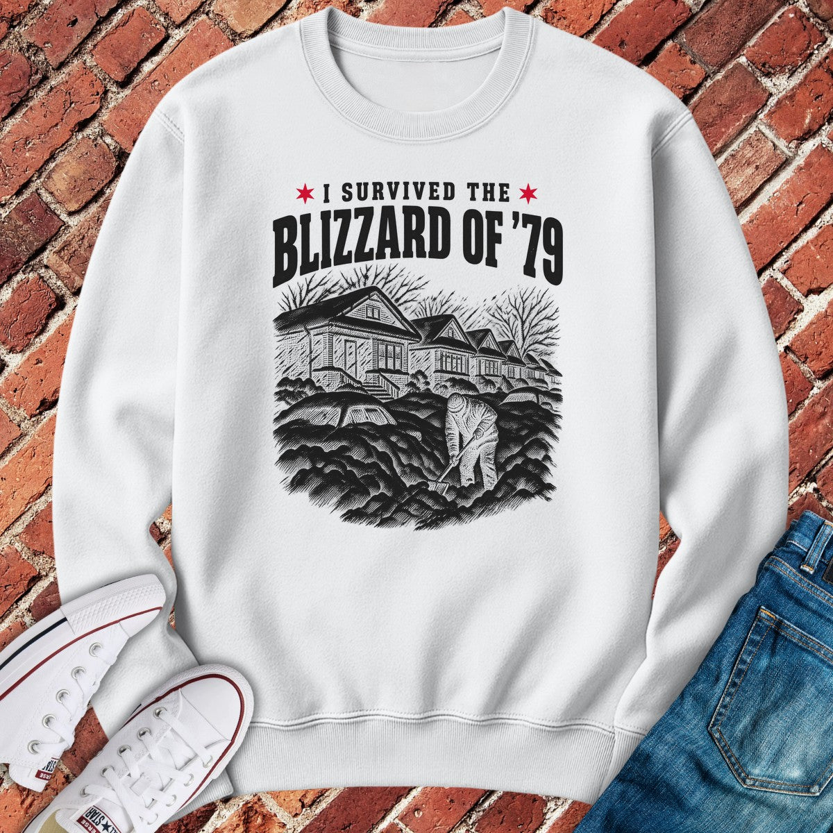 Blizzard 1979 Crewneck - White