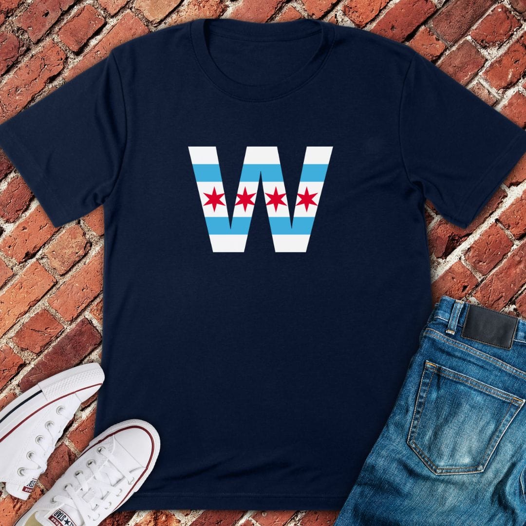 W Chicago Flag T-Shirt