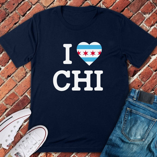 I Heart CHI Flag T-Shirt