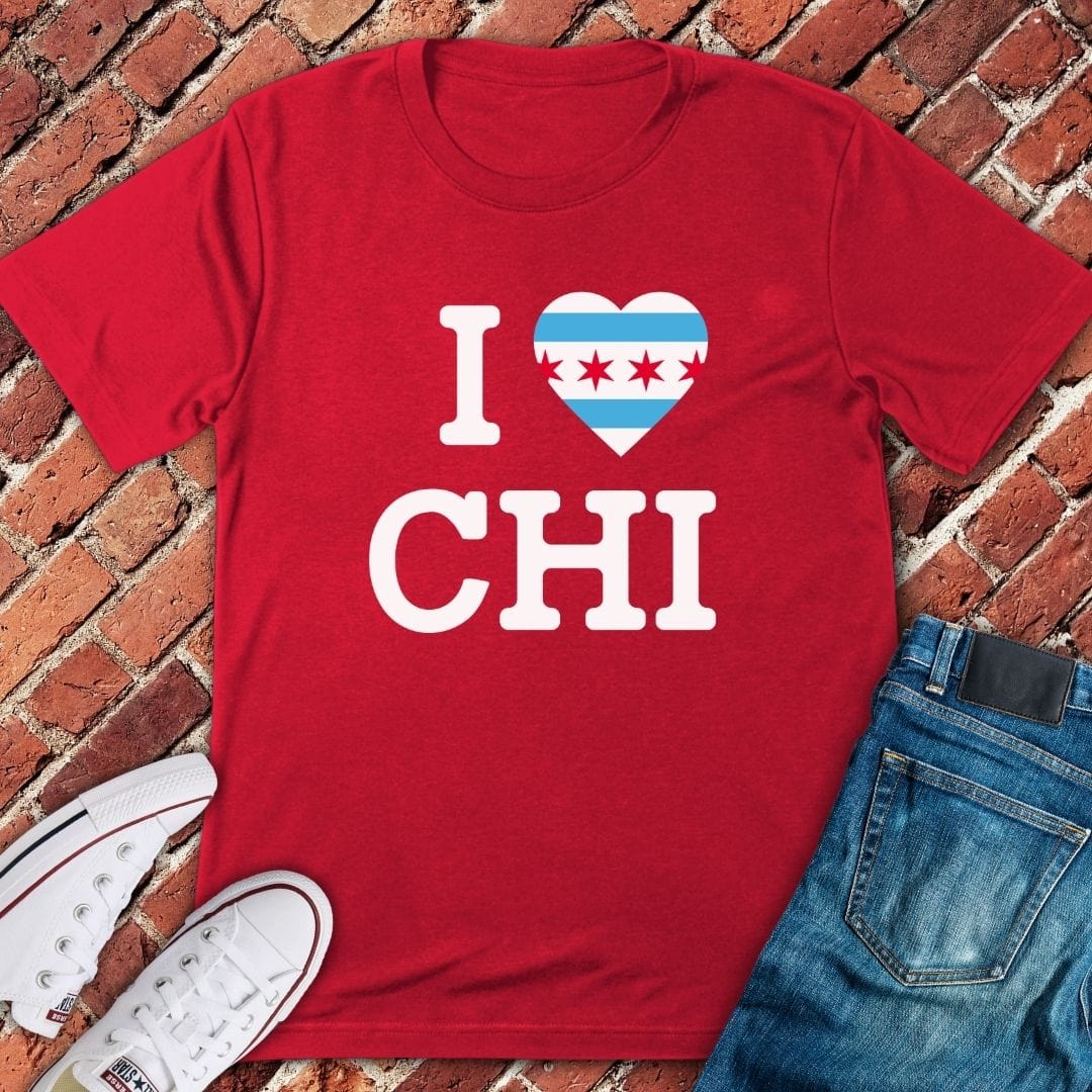 I Heart CHI Flag T-Shirt