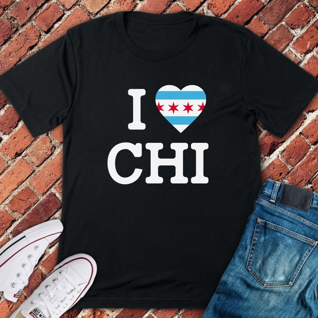 I Heart CHI Flag T-Shirt