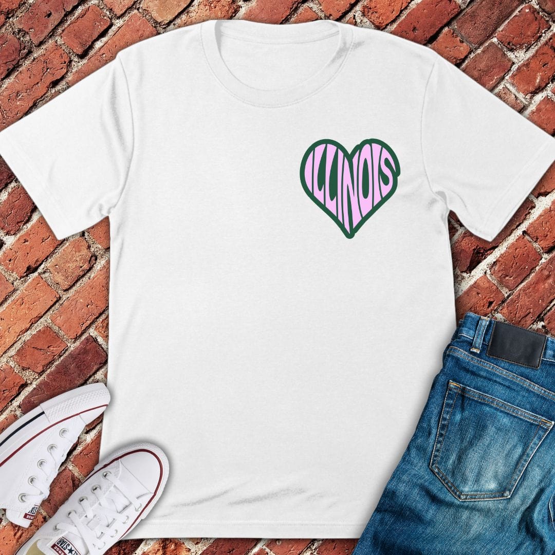 Illinois Heart Logo T-Shirt