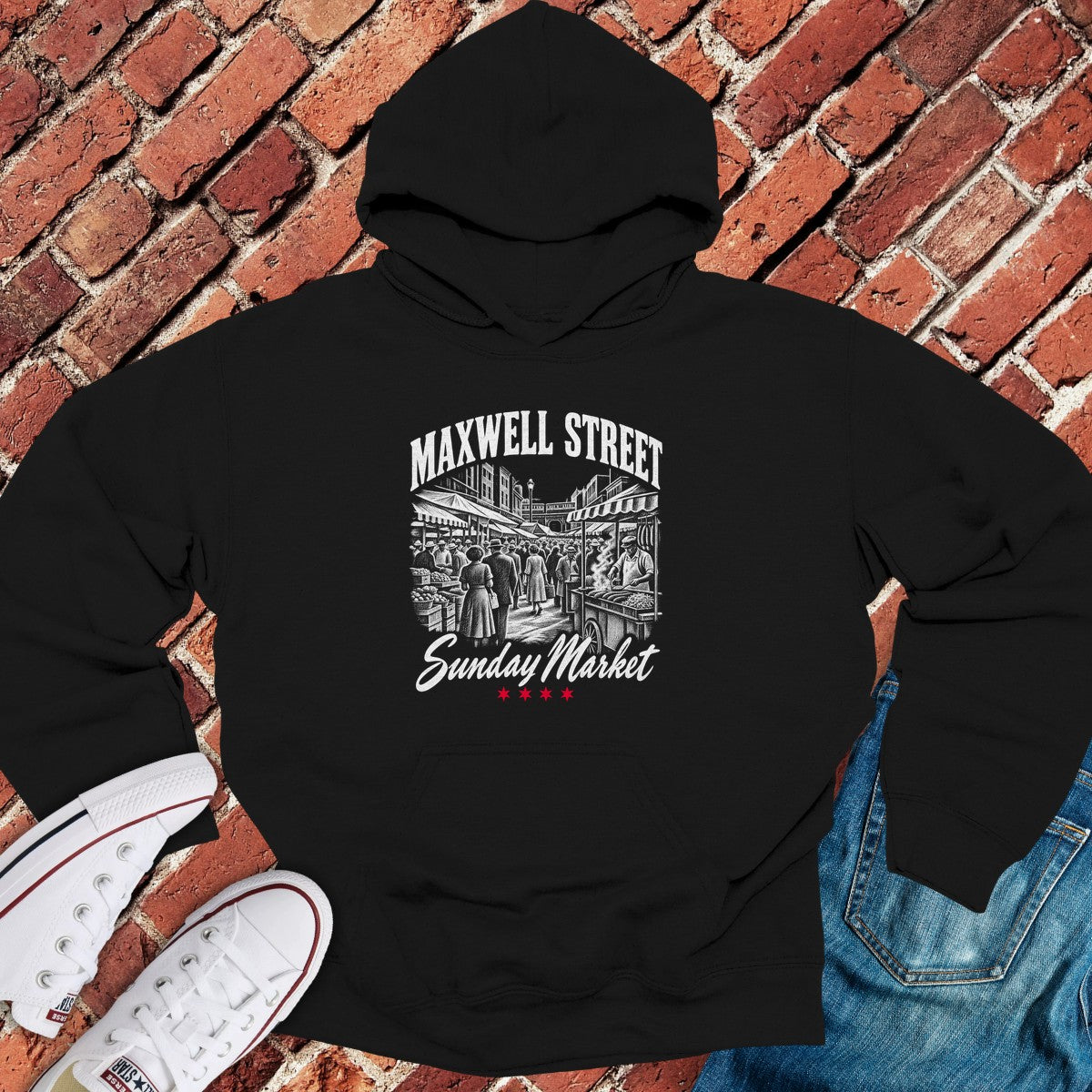 Maxwell Street Hoodie - Black