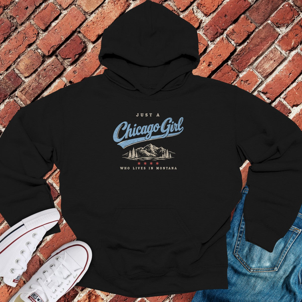 Montana Girl Hoodie - Black