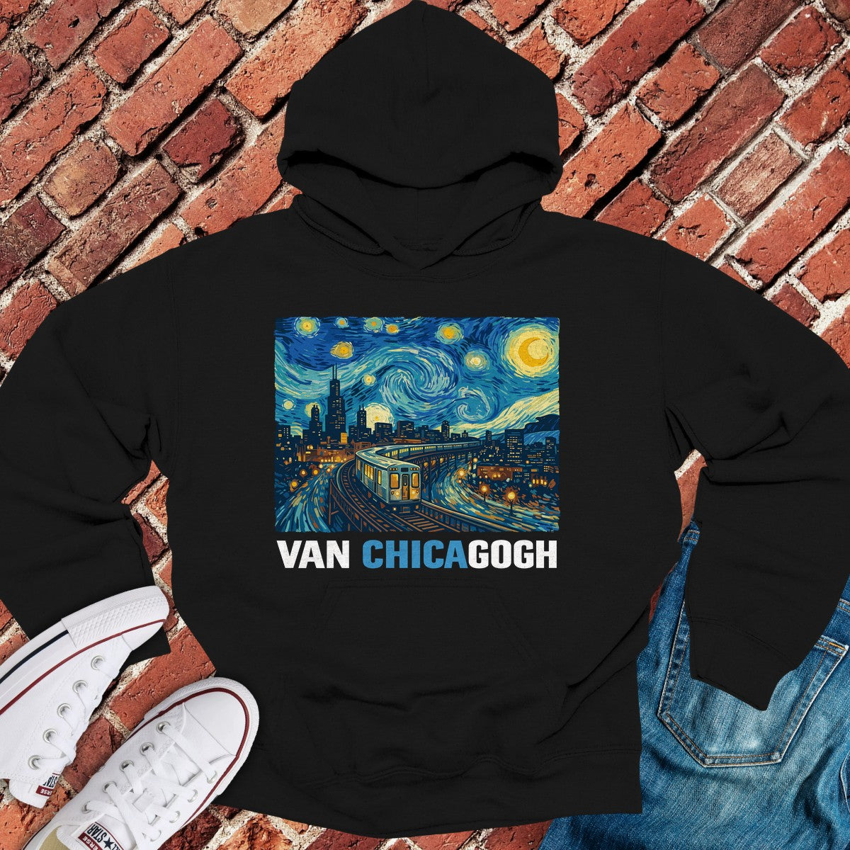 Van Chicagogh Hoodie - Black