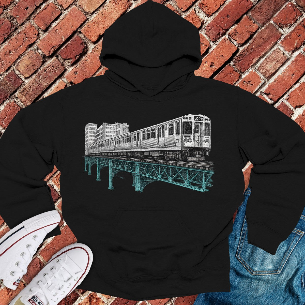 Elevated Tracks Hoodie - Black