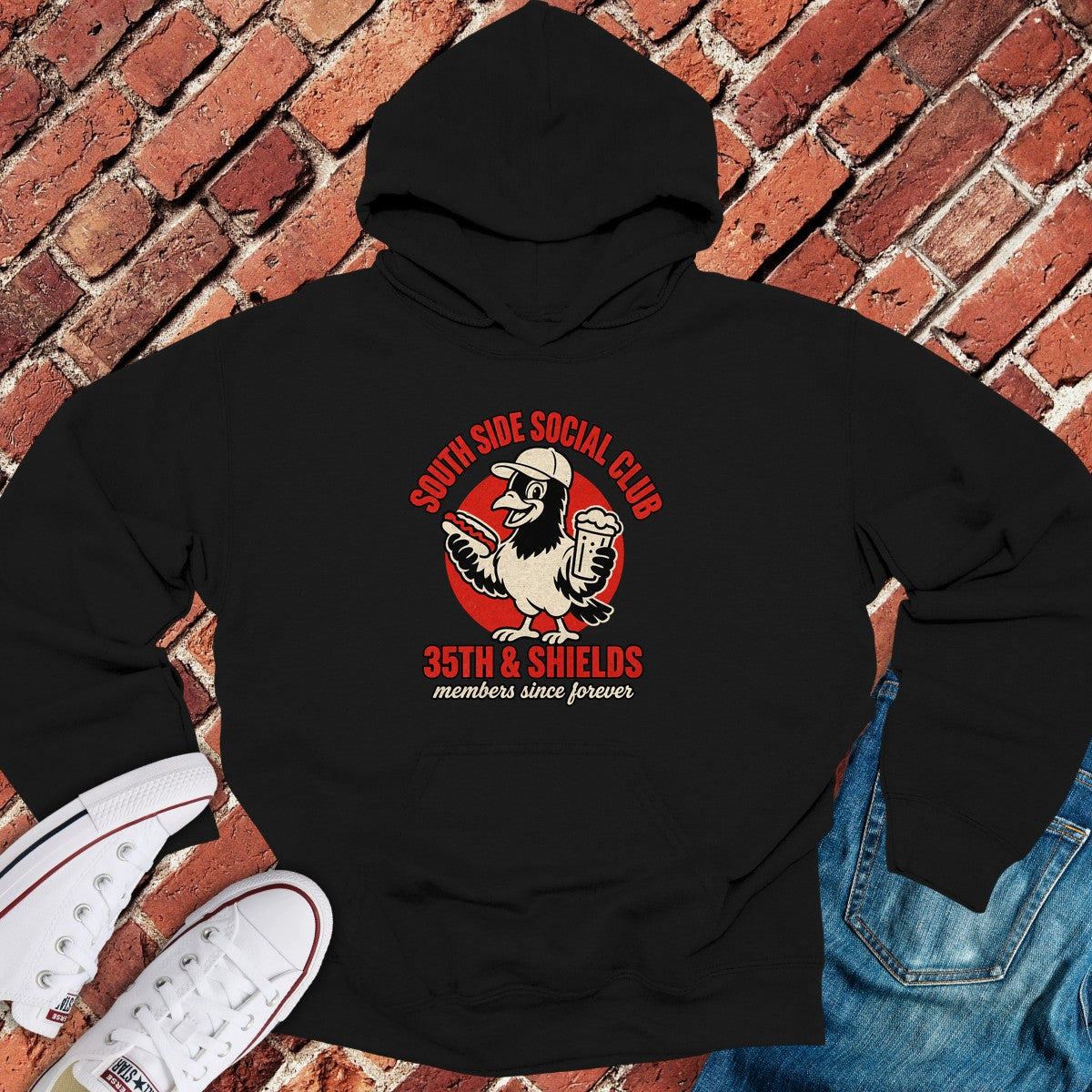 Shields Social Hoodie - Black