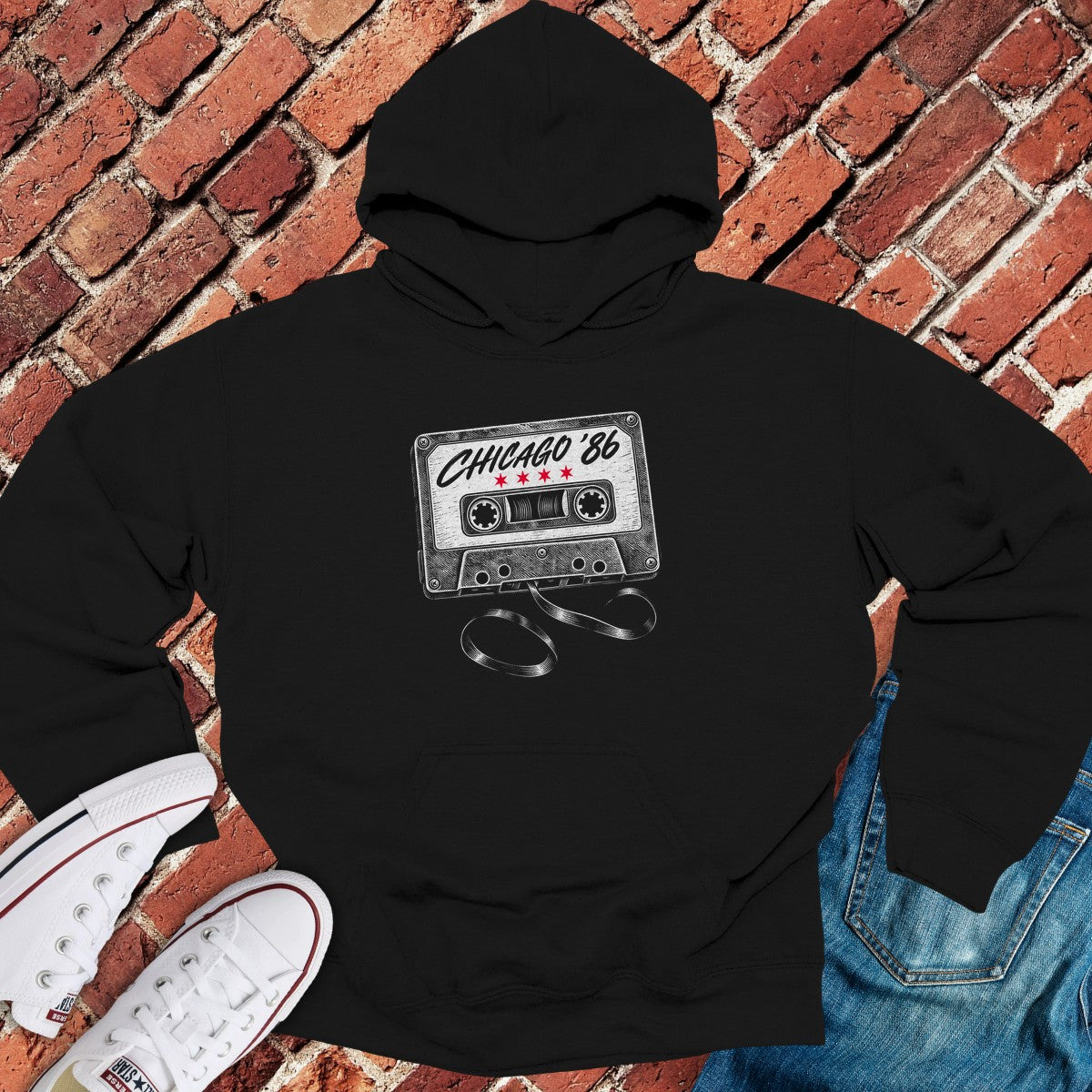 Chicago Mixtape Hoodie - Black