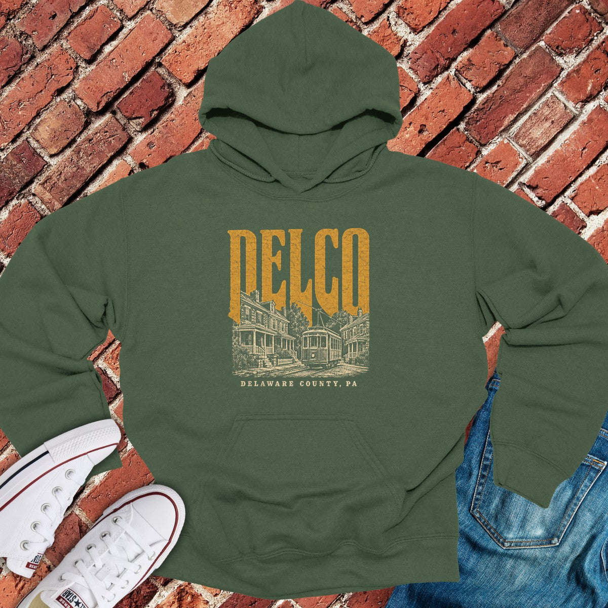 Delco Proud Hoodie - Military Green