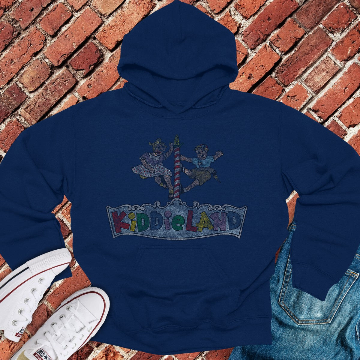 Kiddieland Park Hoodie - Navy