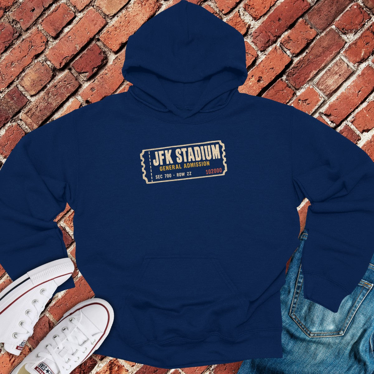 Kennedy Stadium Hoodie - Navy