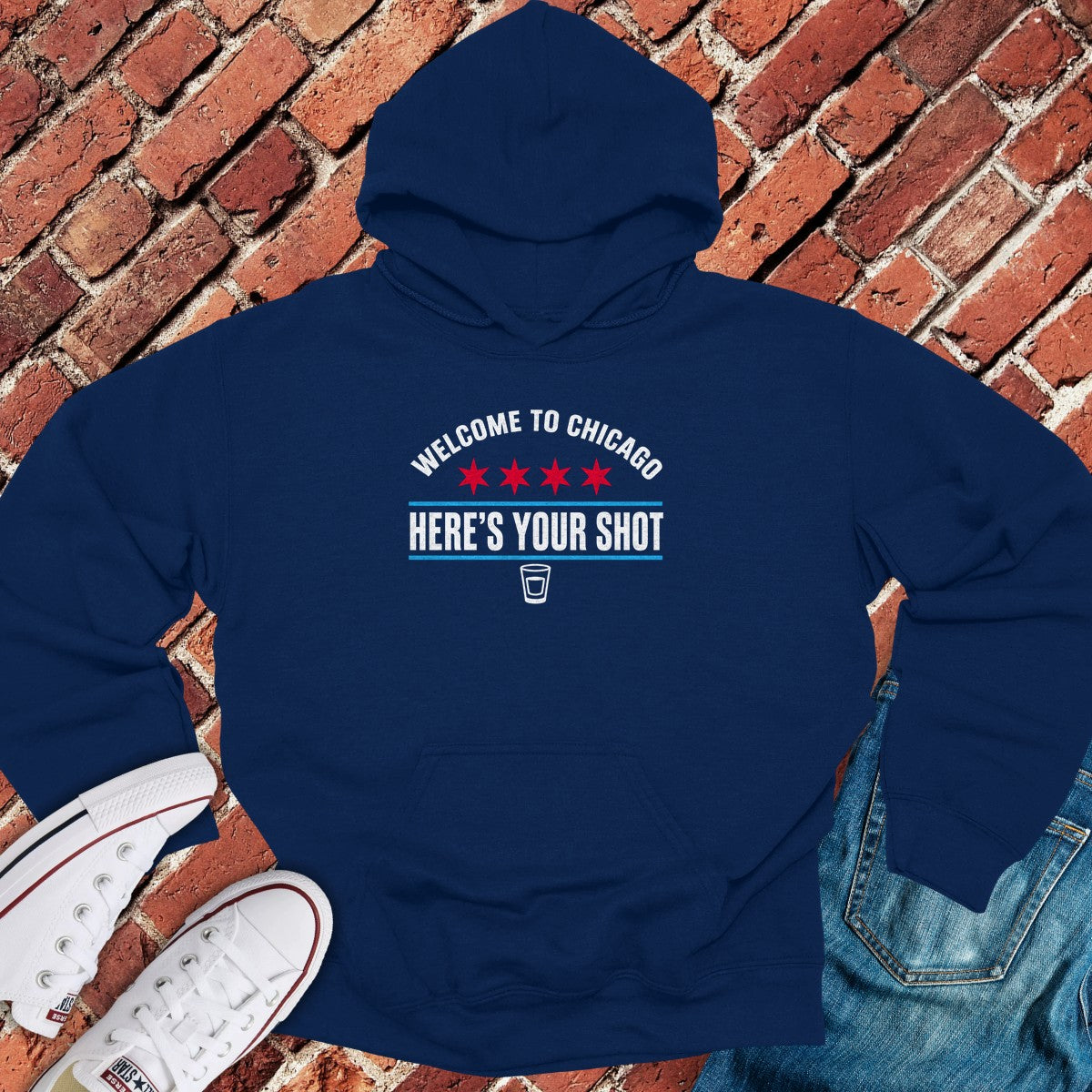 Welcome Shot Hoodie - Navy