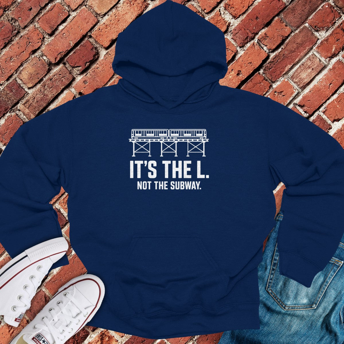 The L Hoodie - Navy