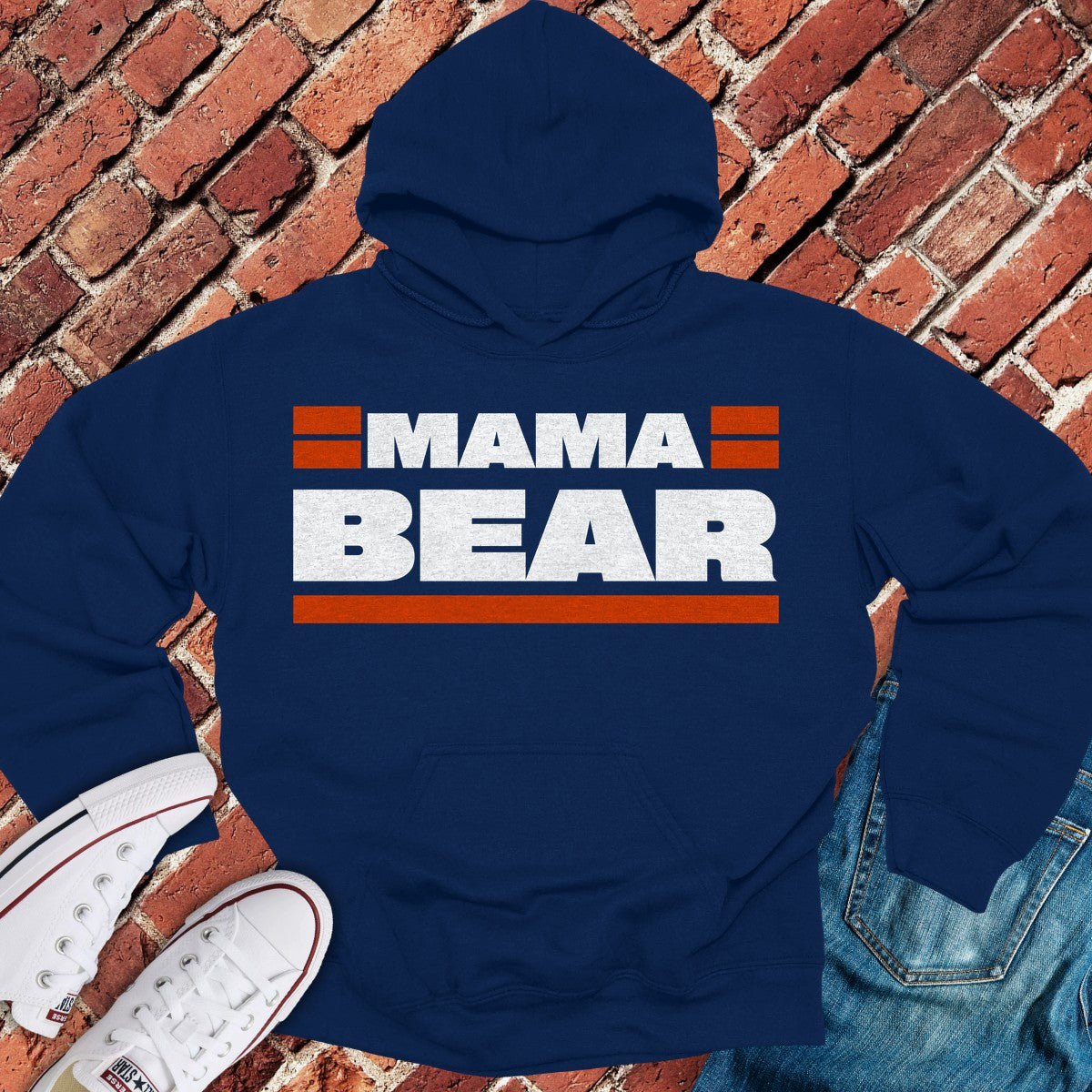 Mama Bear Hoodie - Navy