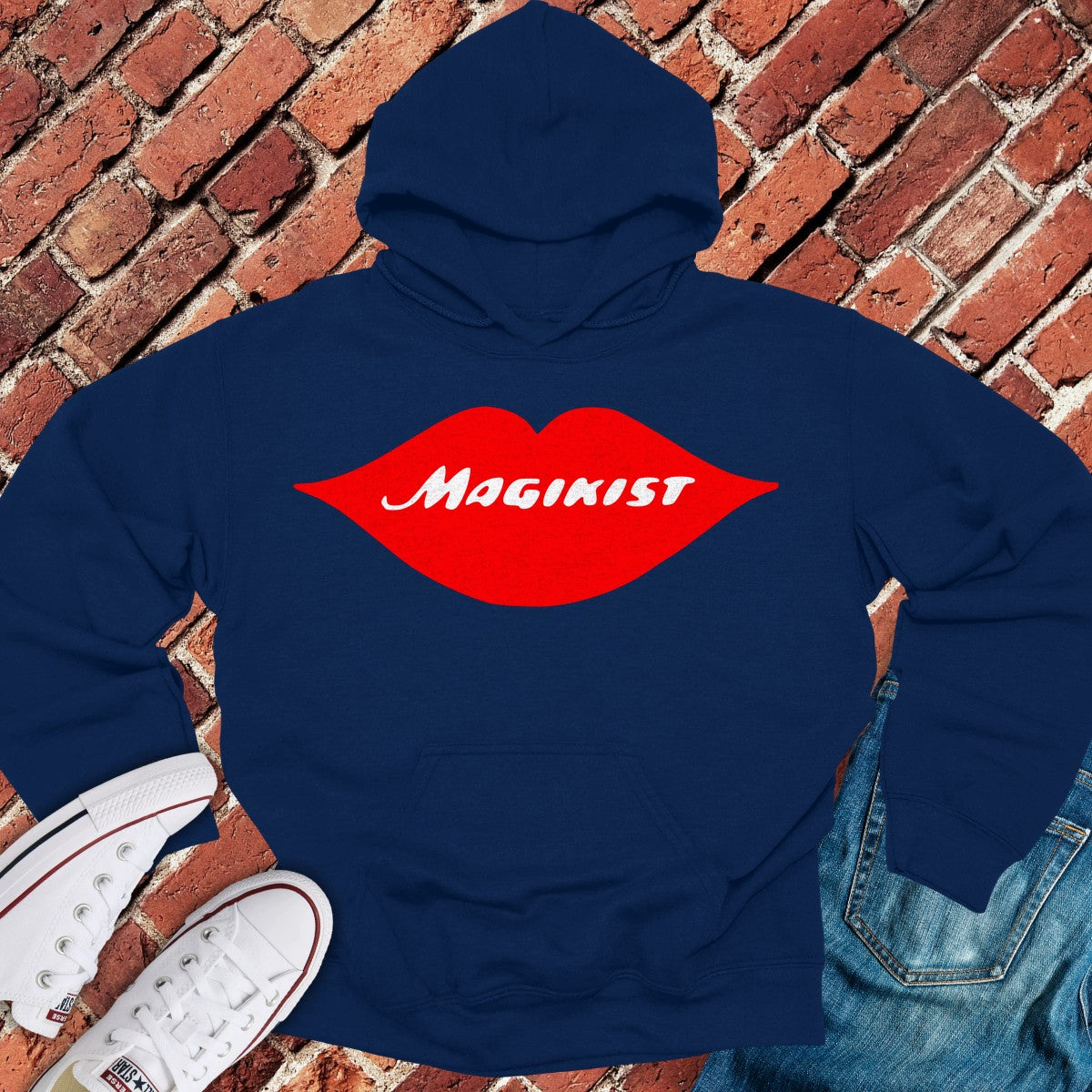 Magikist Lips Hoodie - Navy