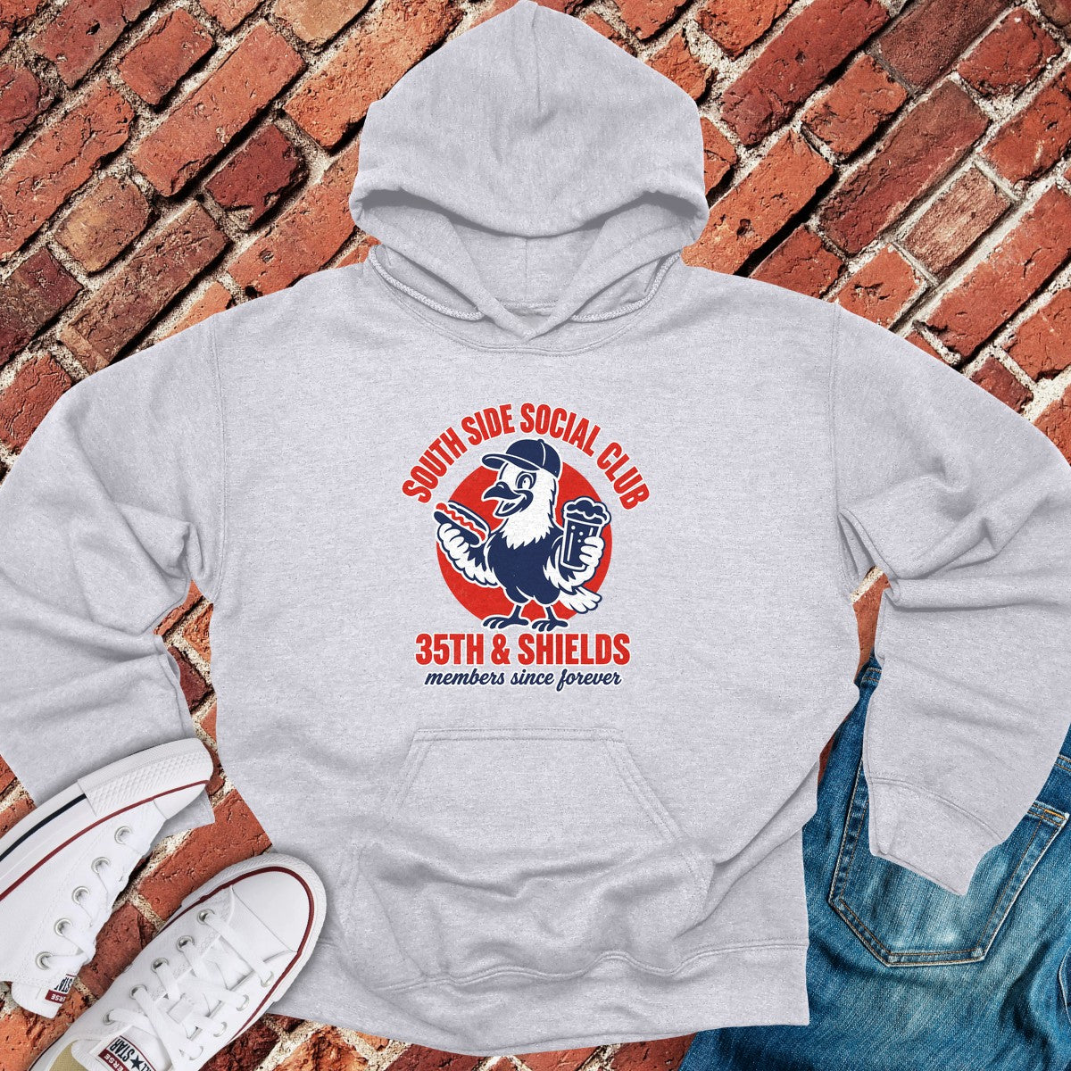 Shields Social Hoodie - Sport Grey