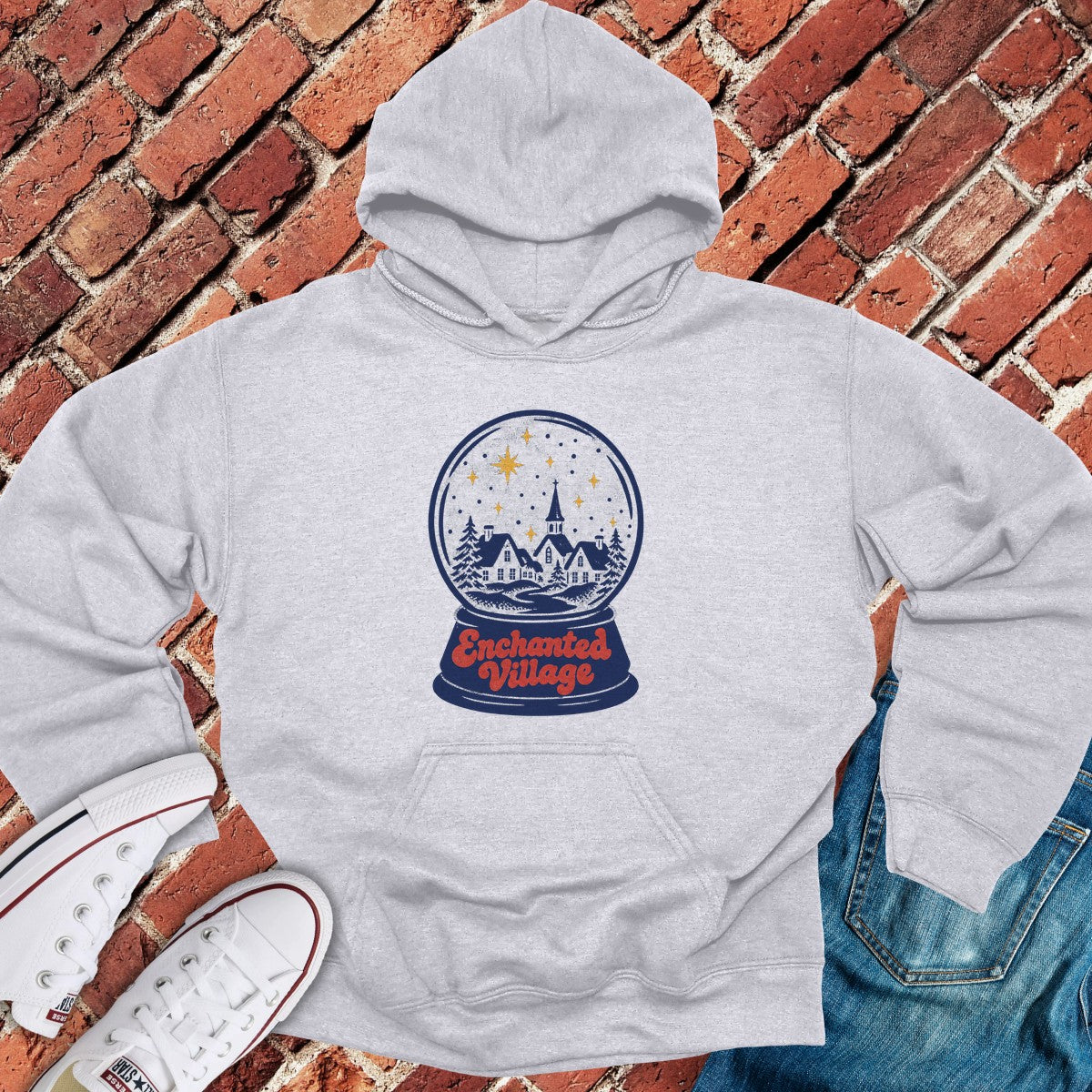 Enchanted Village Hoodie - Sport Grey