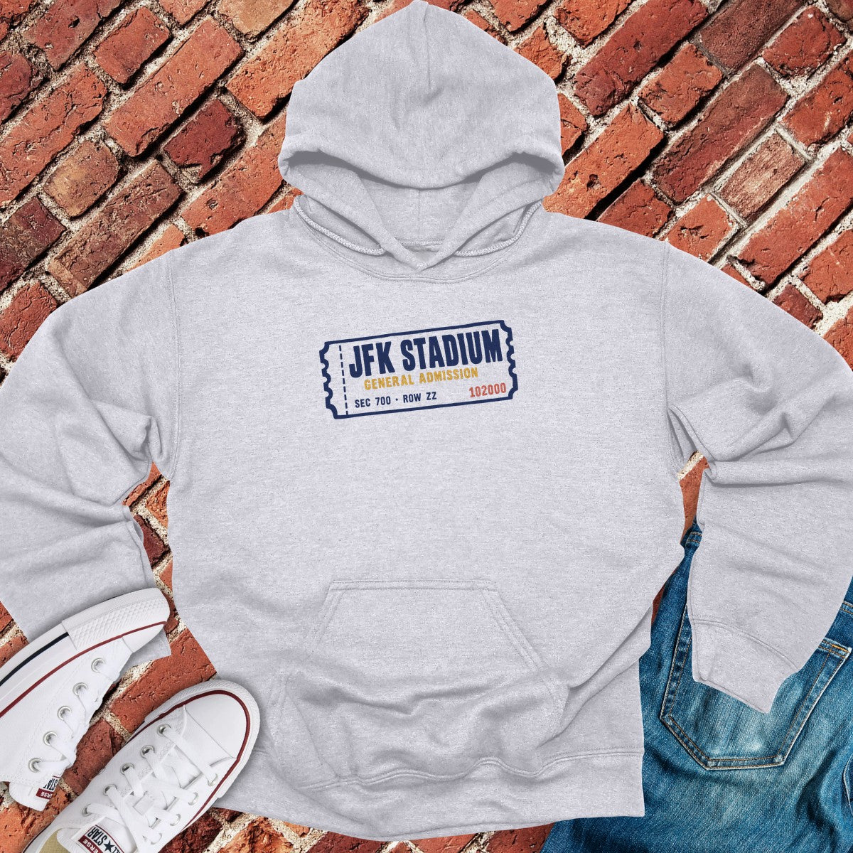 Kennedy Stadium Hoodie - Sport Grey