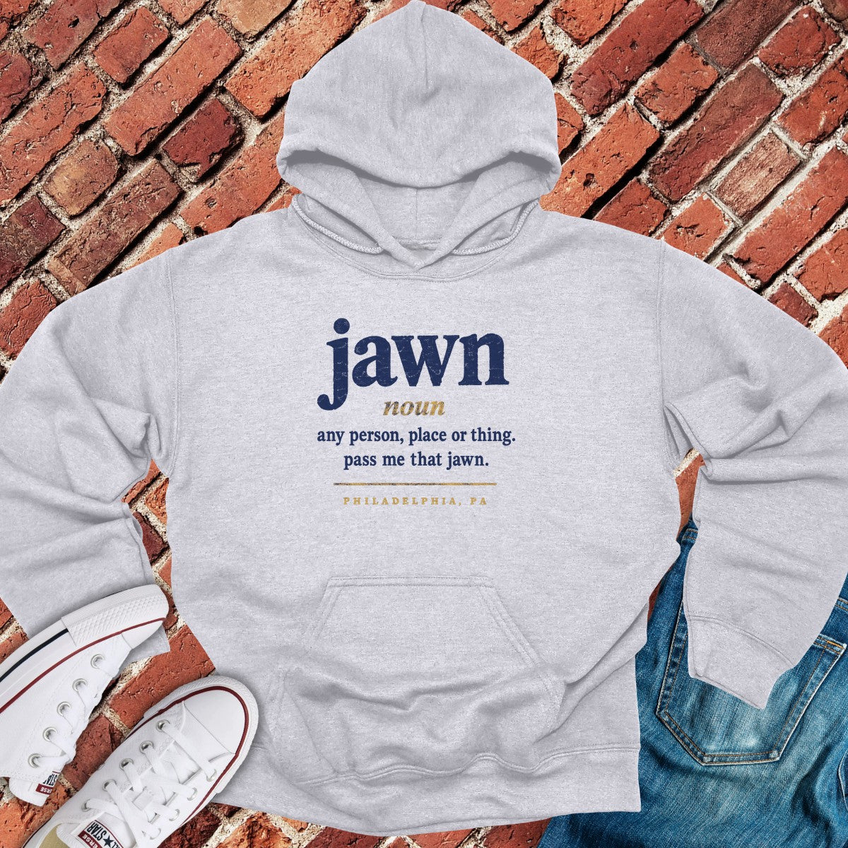 Jawn Defined Hoodie - Sport Grey