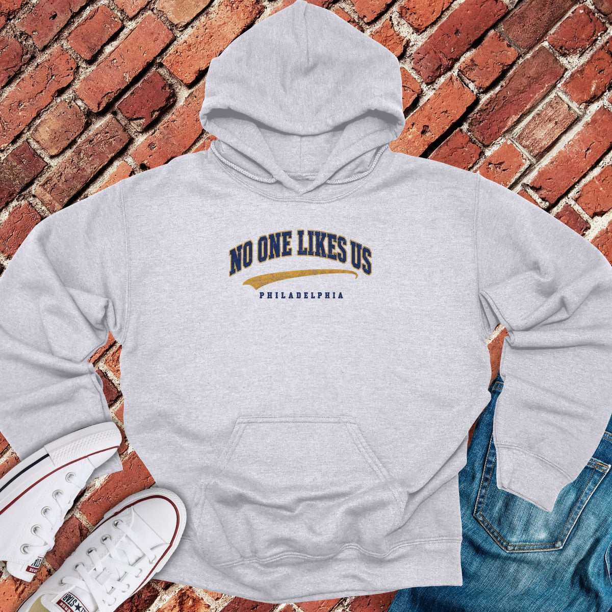Philly Chant Hoodie - Sport Grey