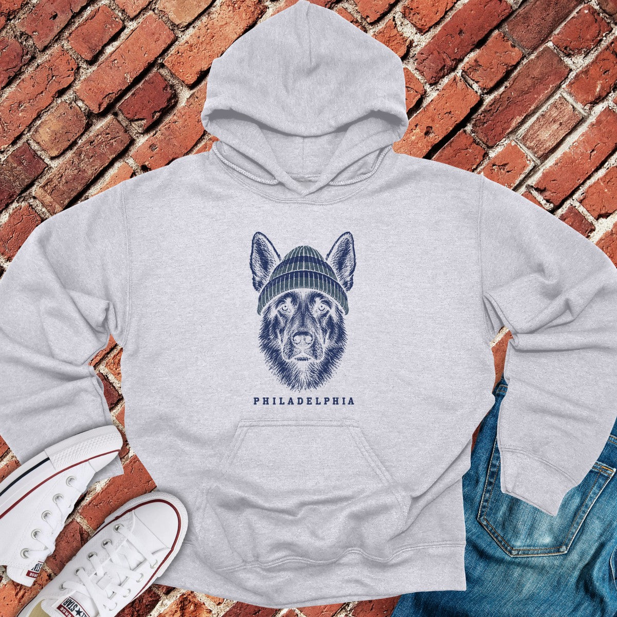 Philly Underdog Hoodie - Sport Grey