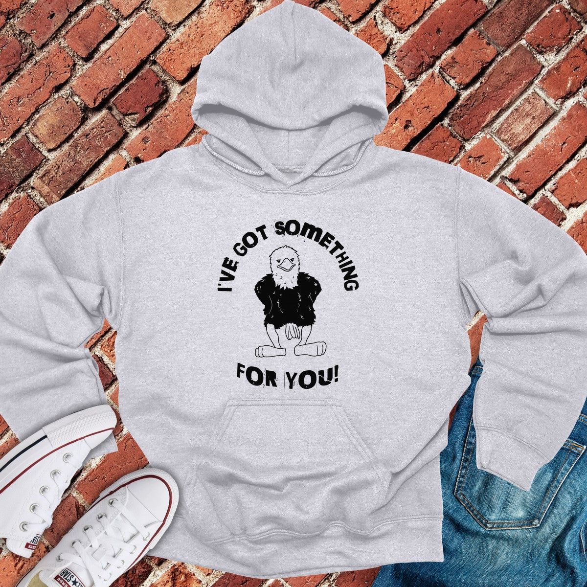 Something For You Hoodie - Sport Grey