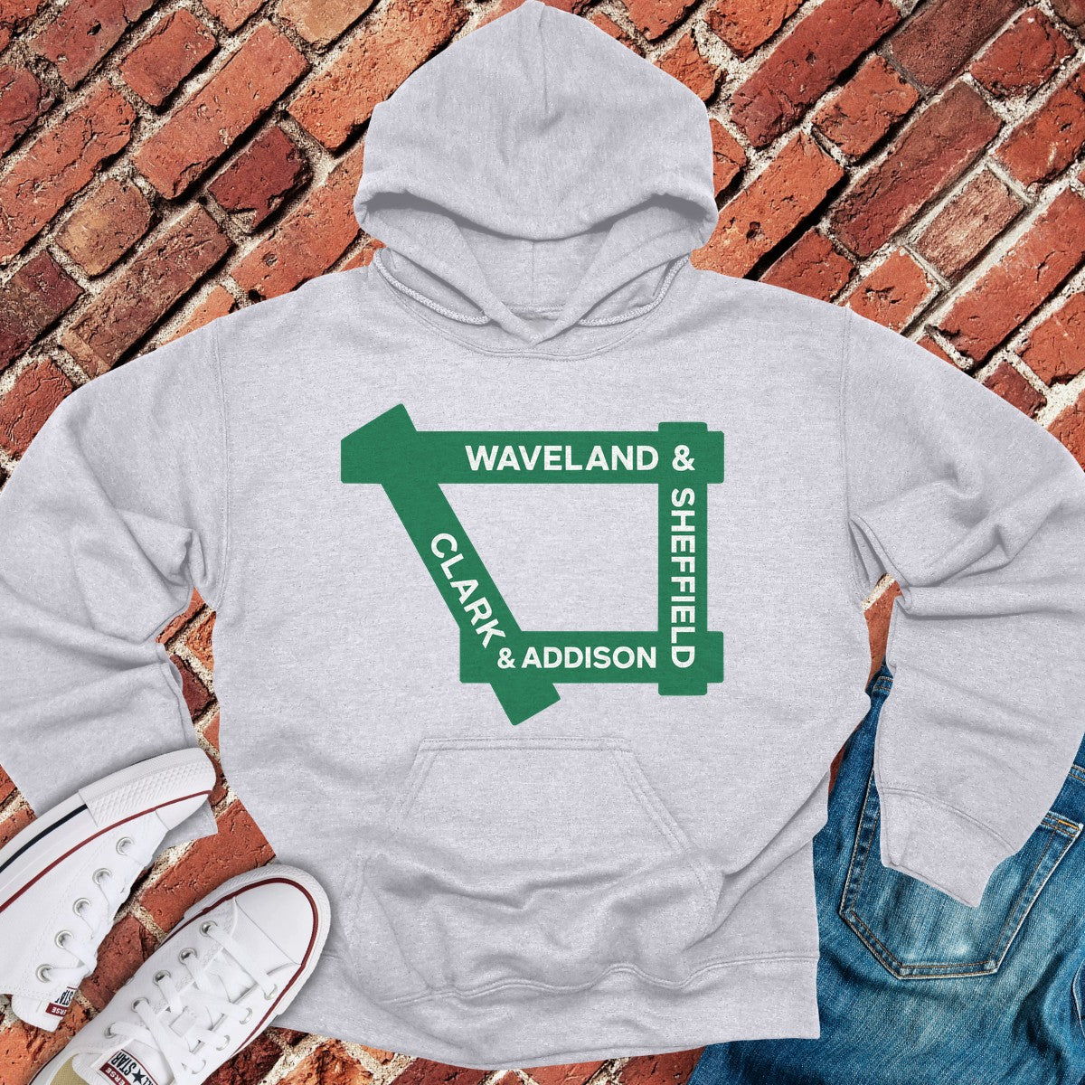 Wrigley Streets Hoodie - Sport Grey