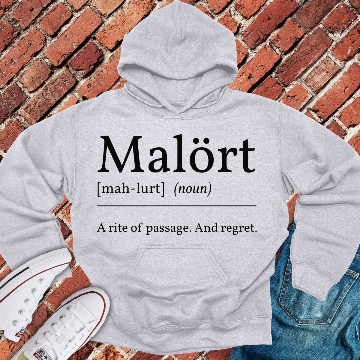 Malort Regret Hoodie - Sport Grey