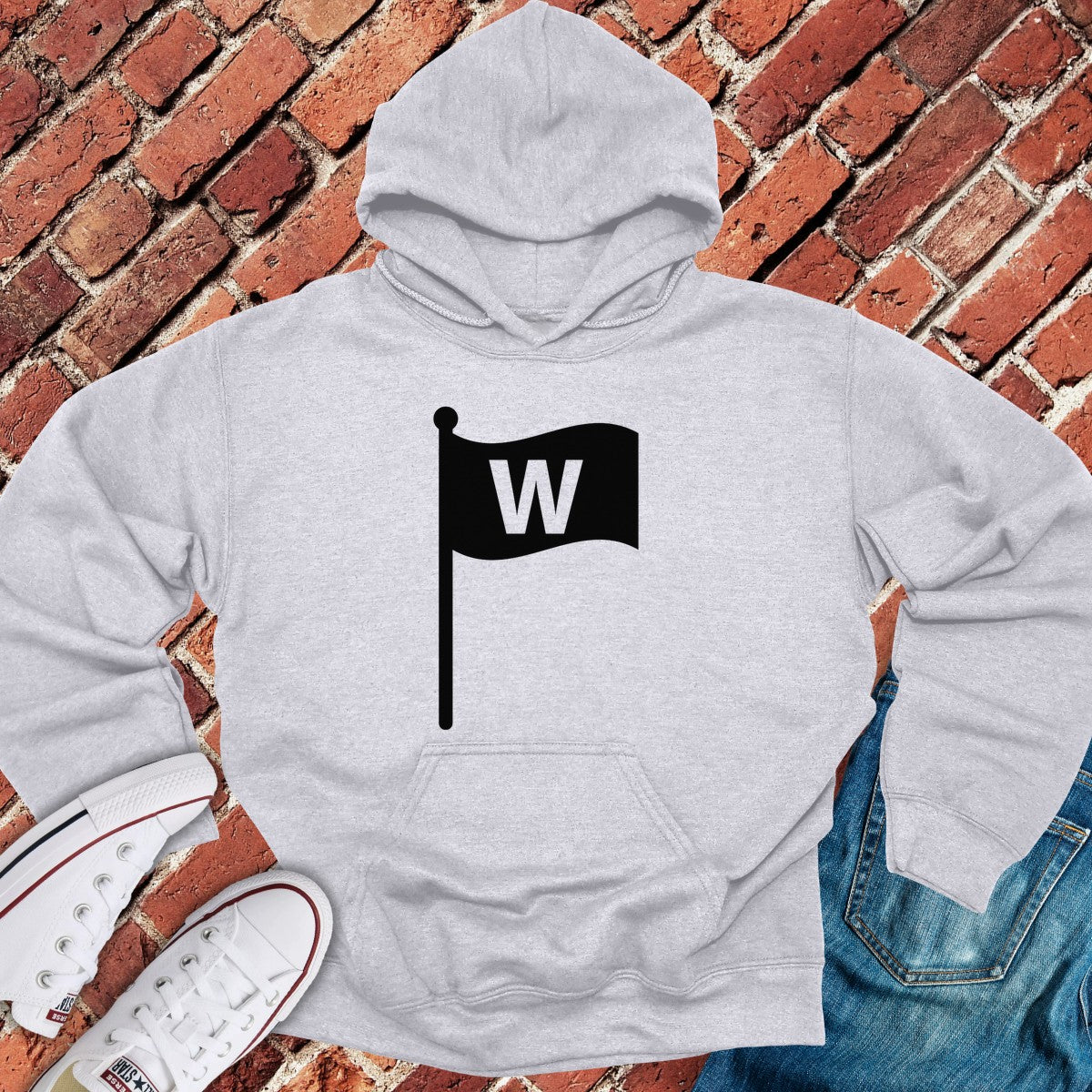 The W Flag Hoodie - Sport Grey