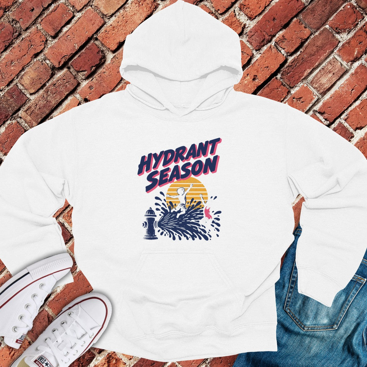 Hydrant Season Hoodie - White