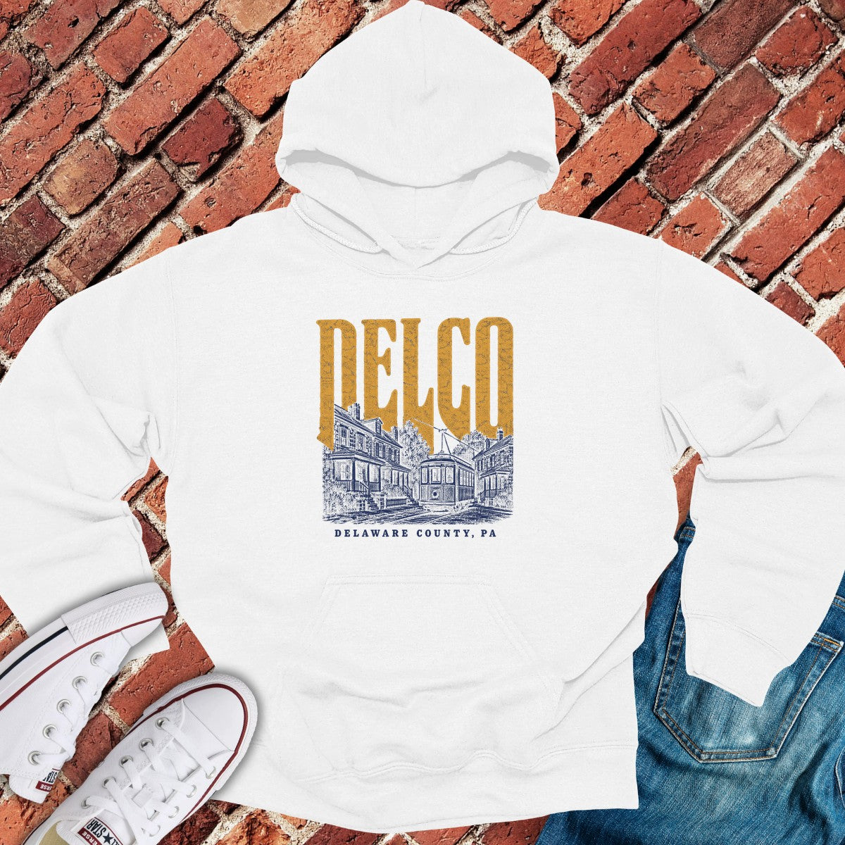Delco Proud Hoodie - White