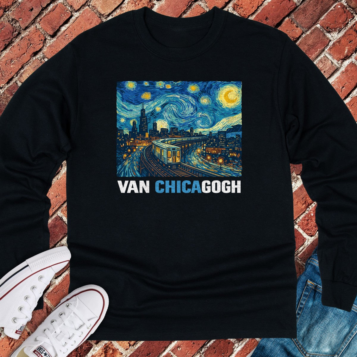 Van Chicagogh Long Sleeve - Black
