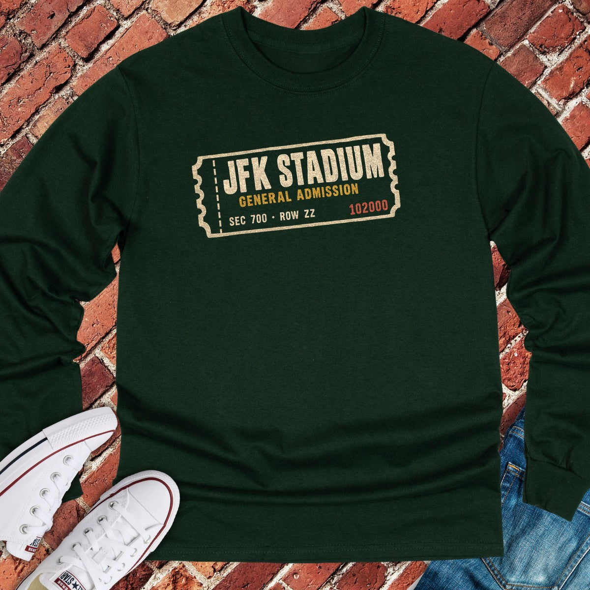 Kennedy Stadium Long Sleeve - Forest Green