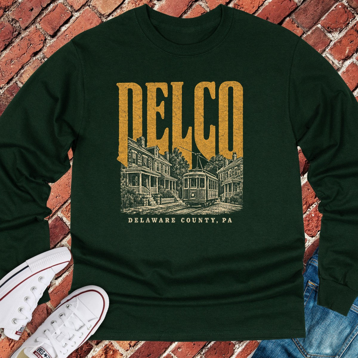 Delco Proud Long Sleeve - Forest Green