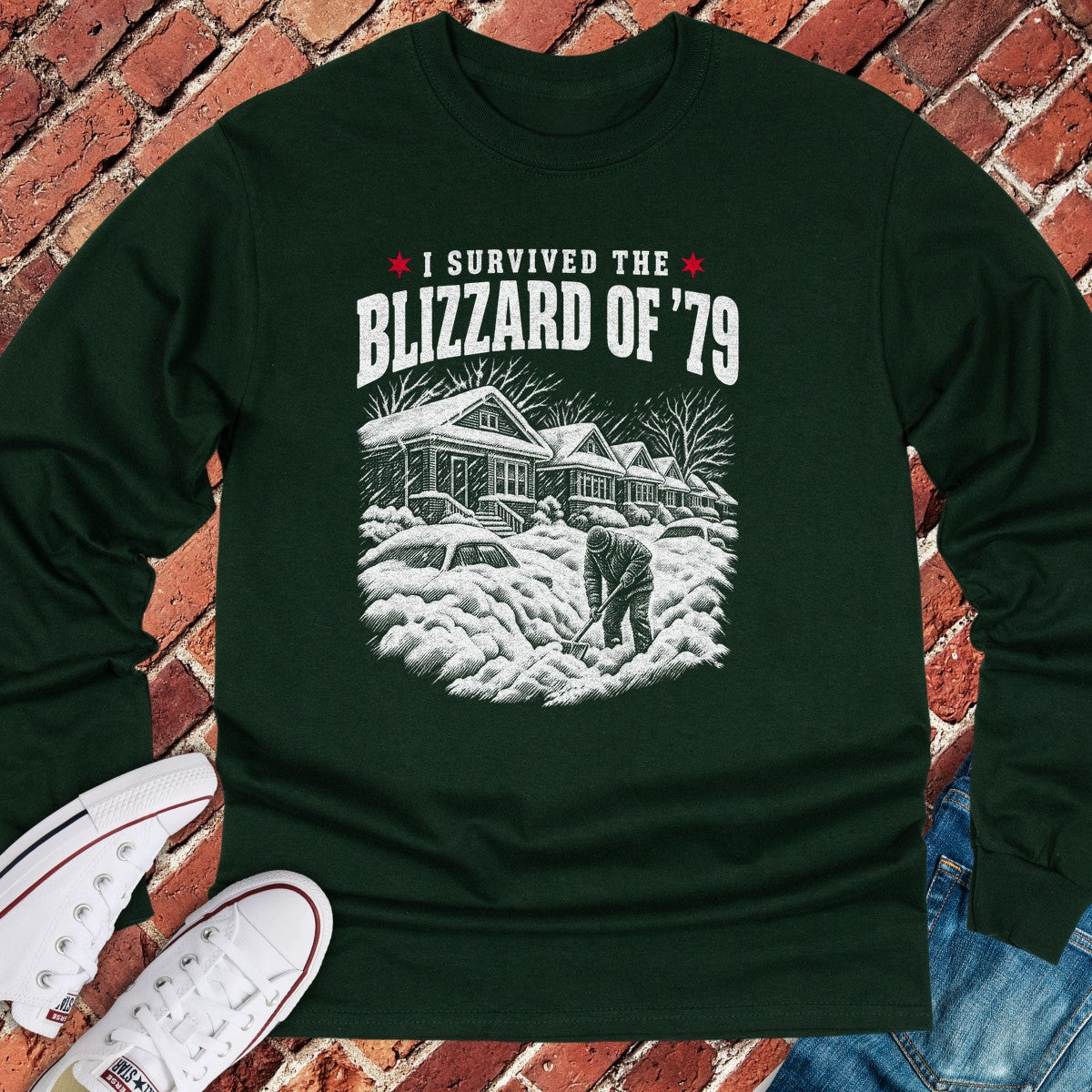 Blizzard 1979 Long Sleeve - Forest Green