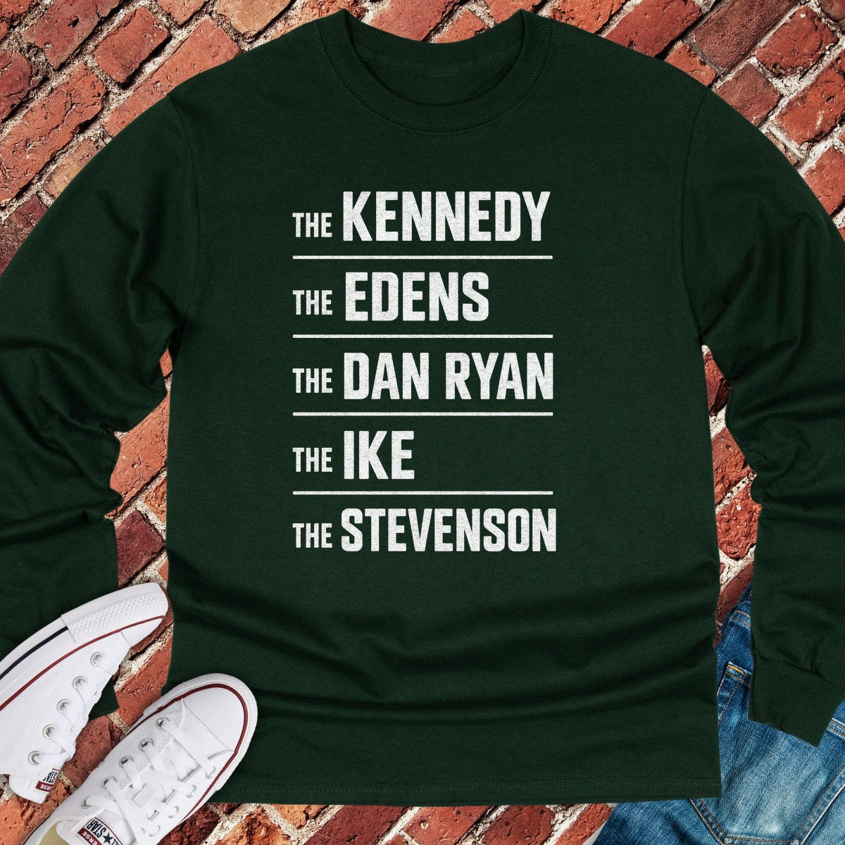 Chicago Expressways Long Sleeve - Forest Green