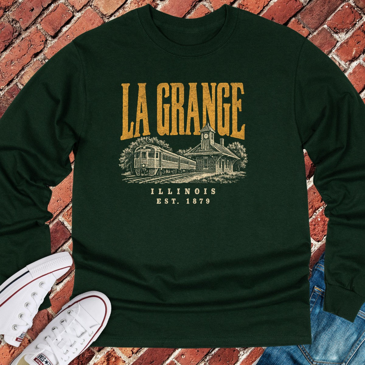 La Grange Long Sleeve - Forest Green