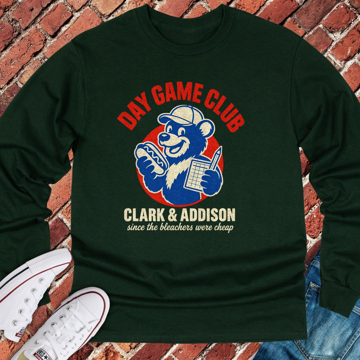 Day Game Long Sleeve - Forest Green
