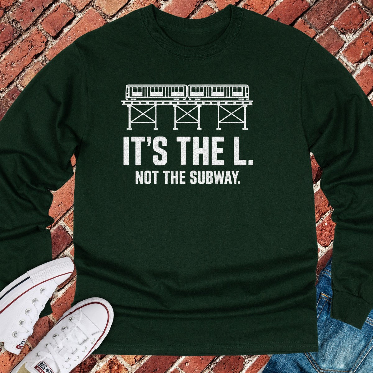 The L Long Sleeve - Forest Green