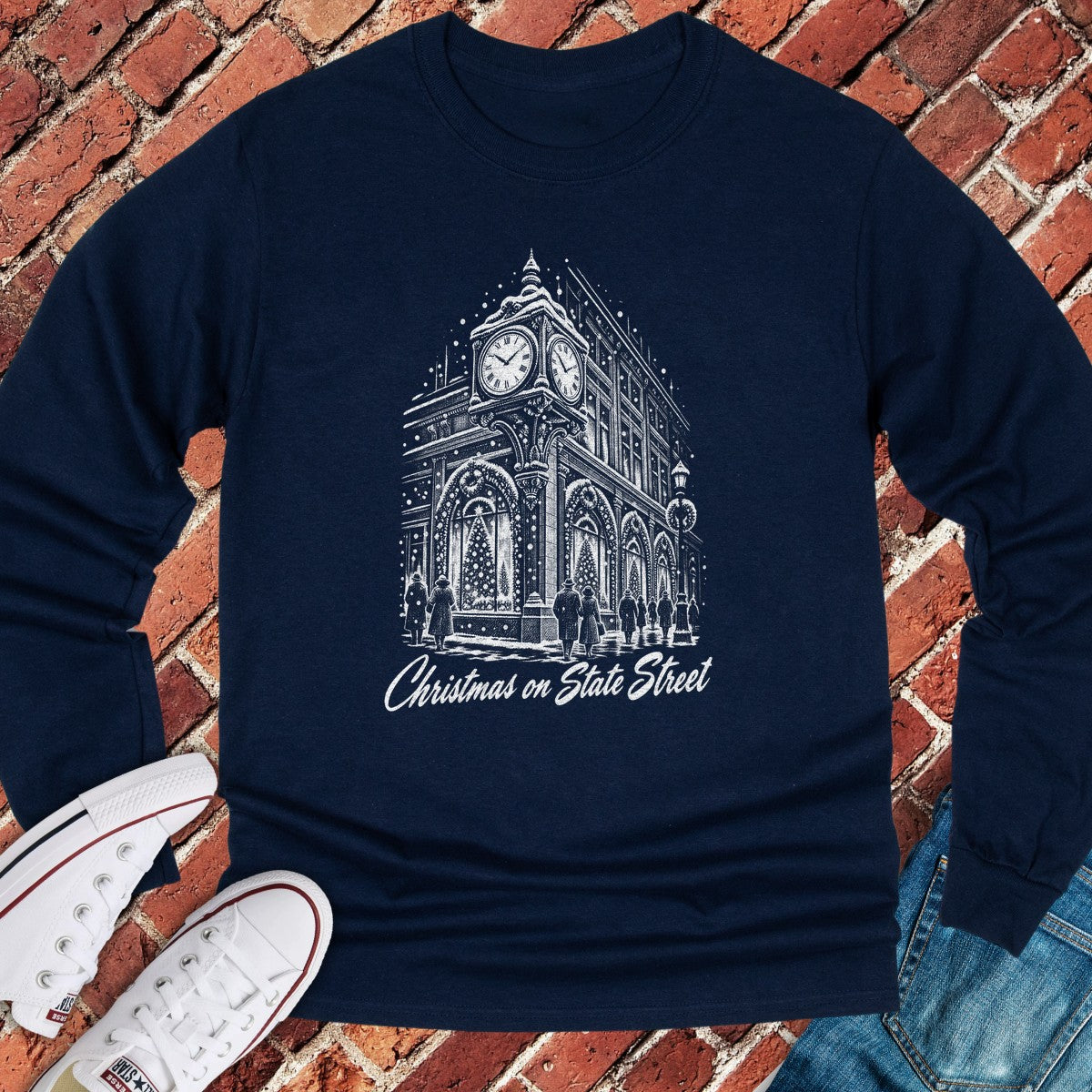 State Street Long Sleeve - Navy