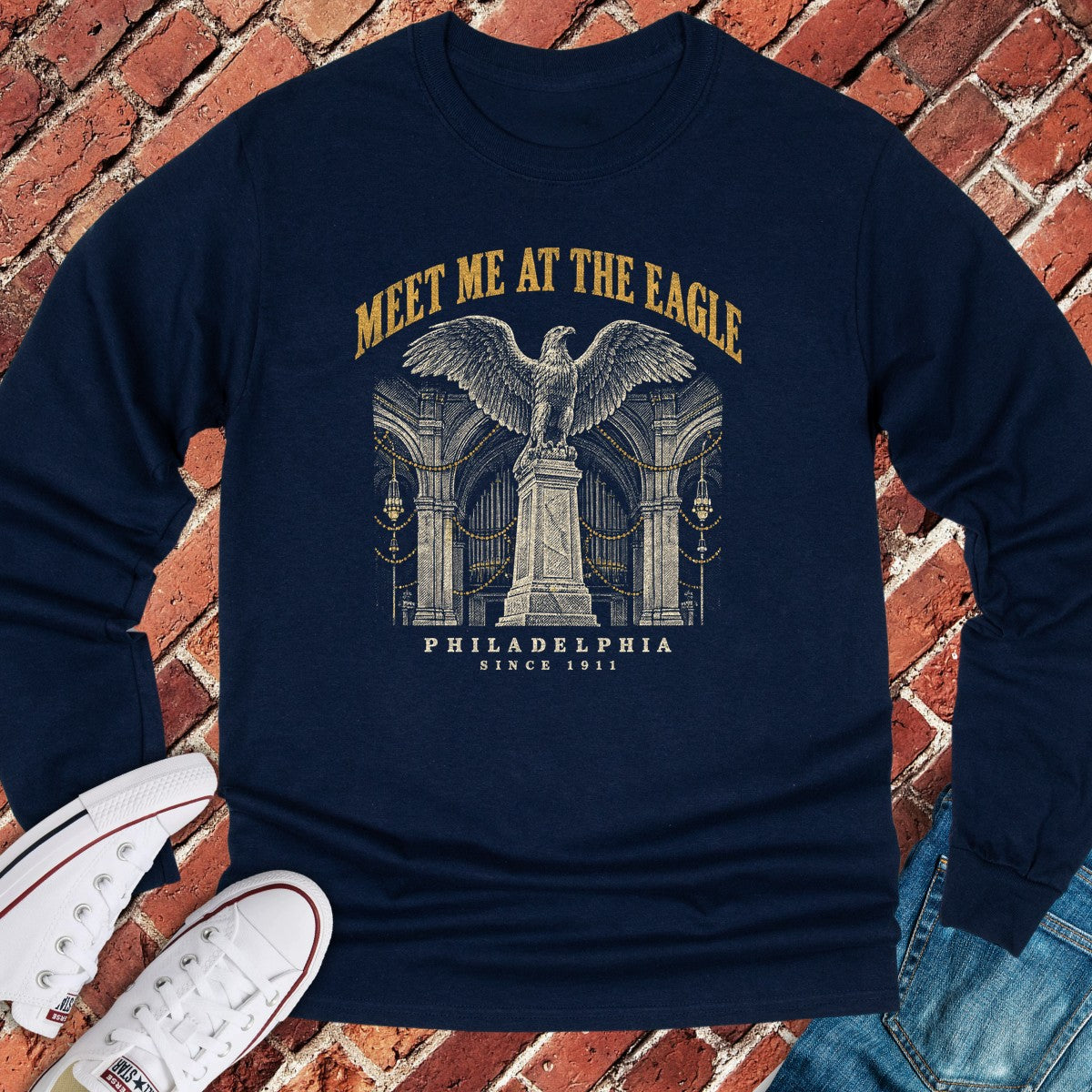 Grand Court Long Sleeve - Navy