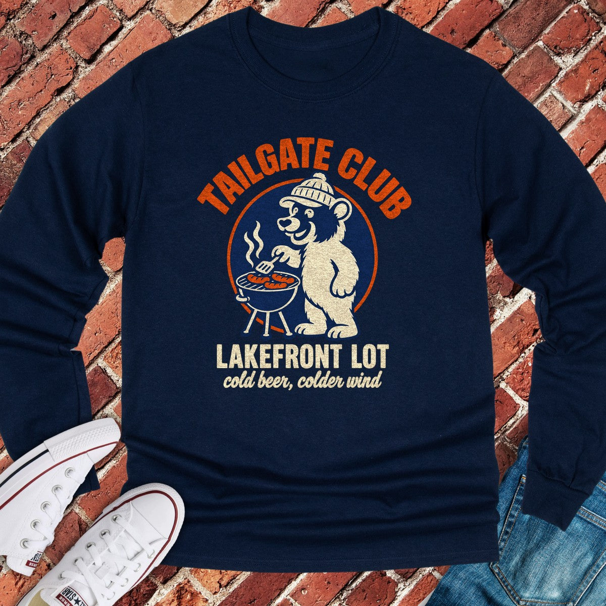 Tailgate Club Long Sleeve - Navy