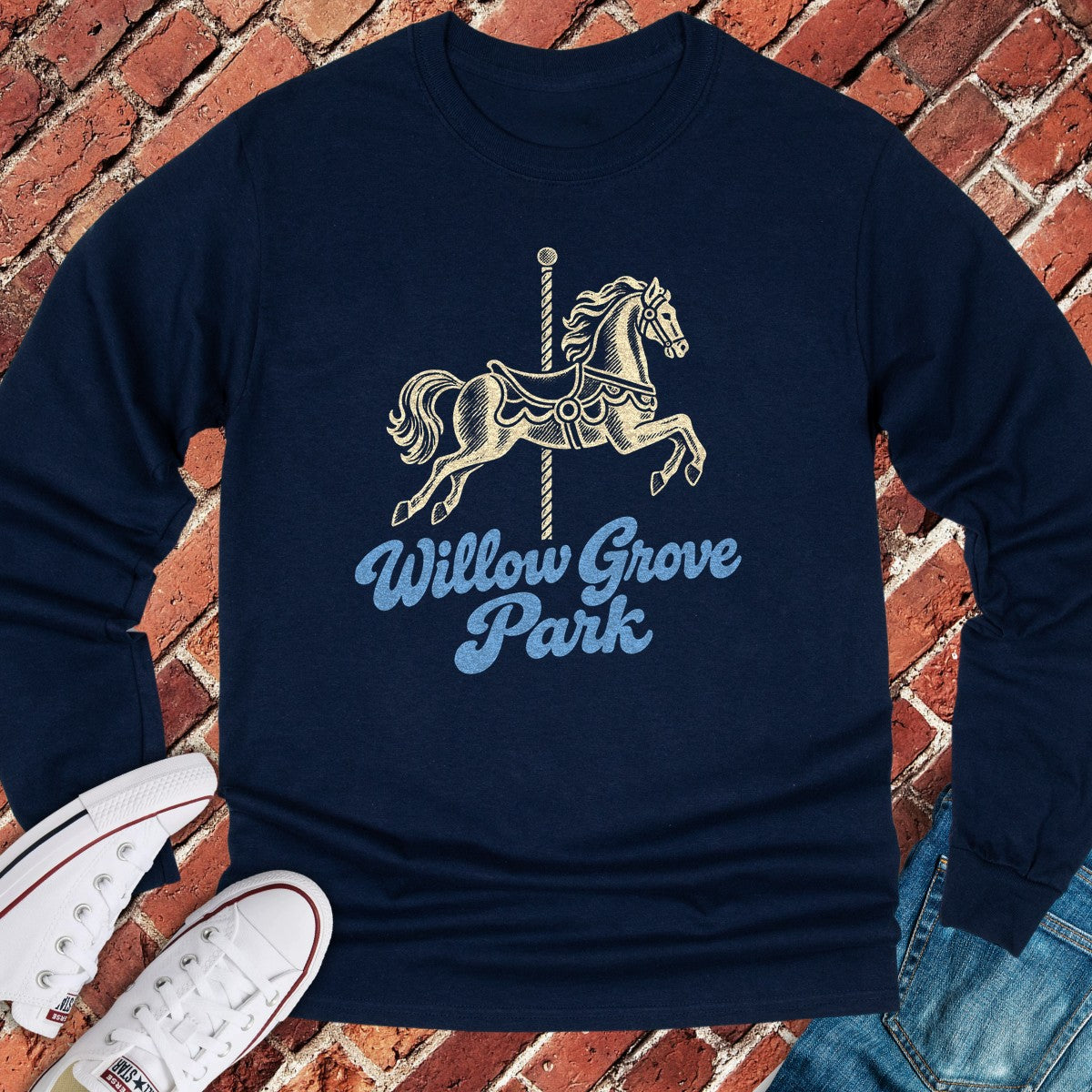 Willow Grove Long Sleeve - Navy