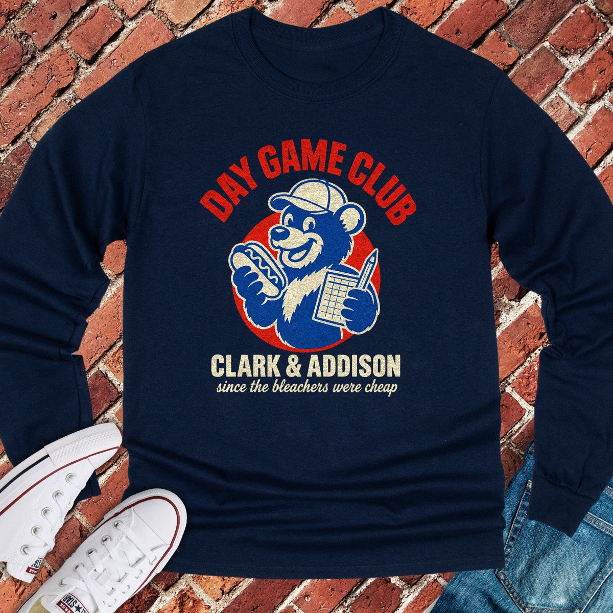 Day Game Long Sleeve - Navy