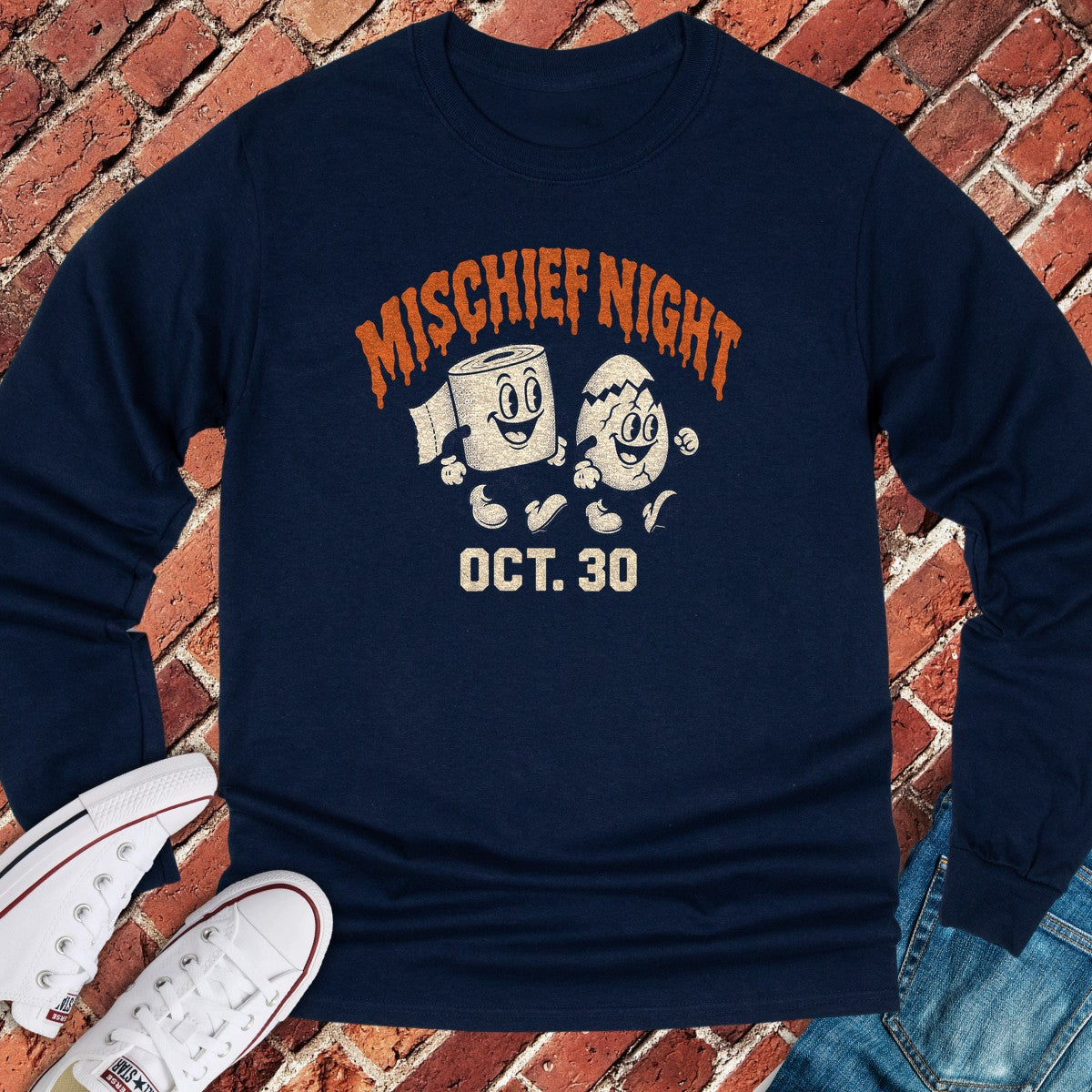 Mischief Night Long Sleeve - Navy