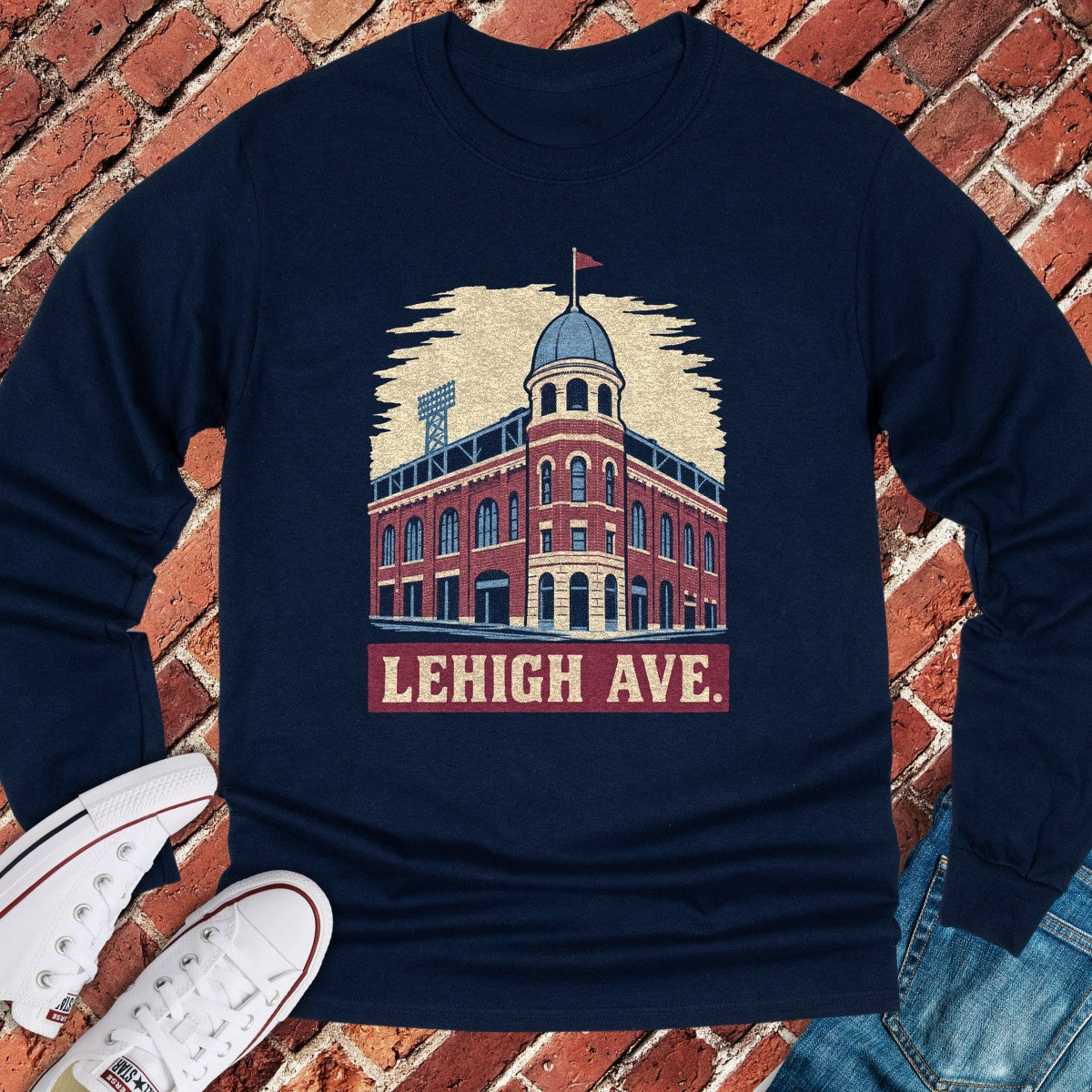 Lehigh Avenue Long Sleeve - Navy