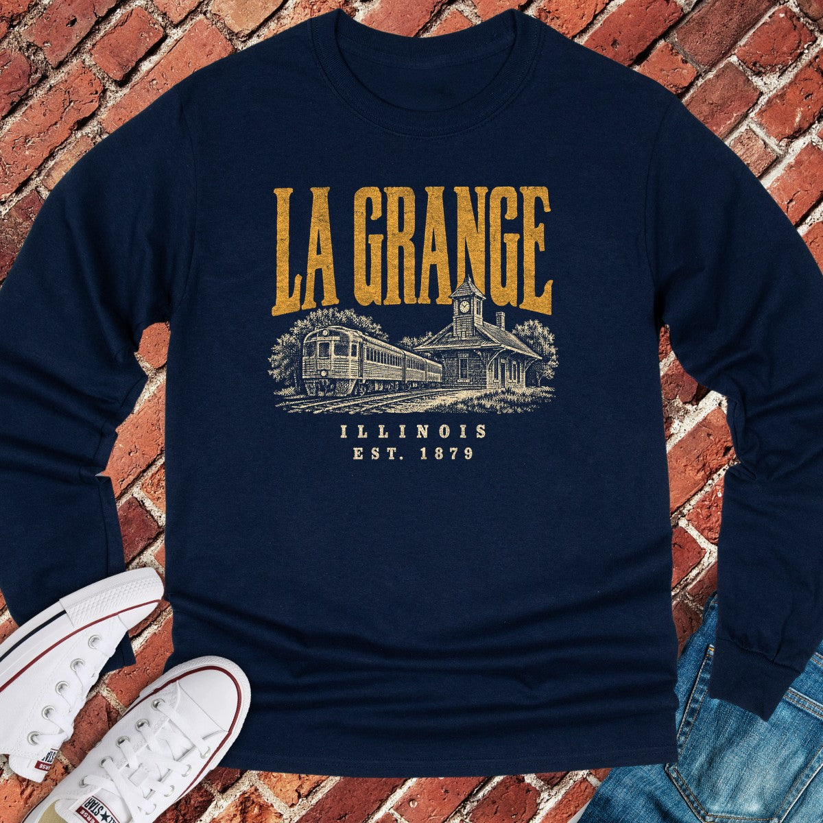 La Grange Long Sleeve - Navy