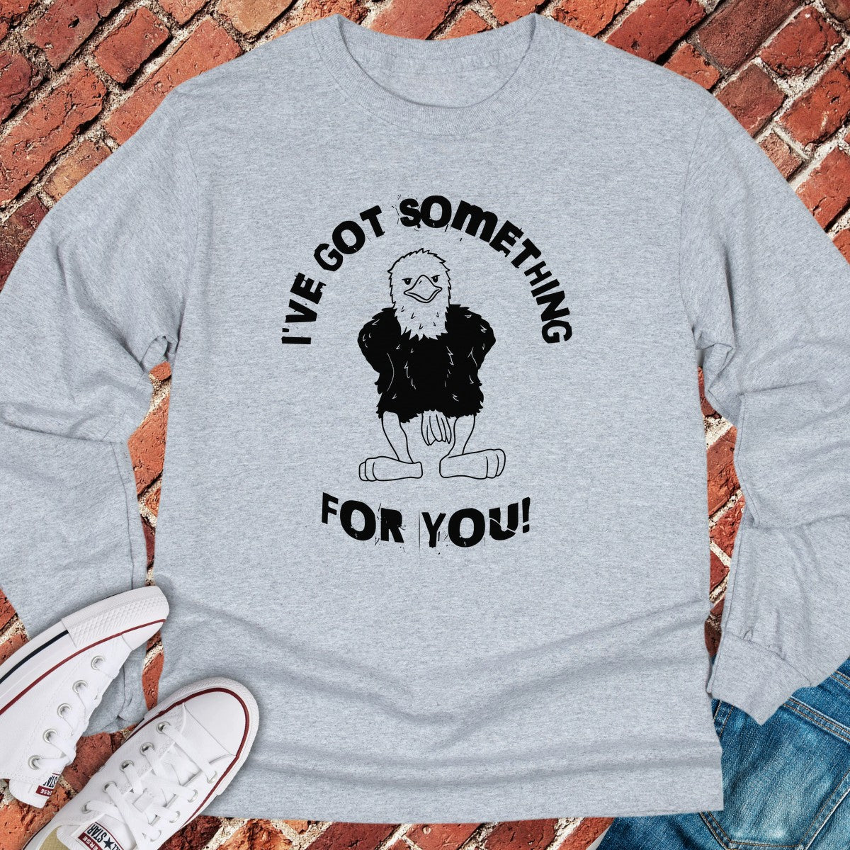 Something For You Long Sleeve - Sport Grey