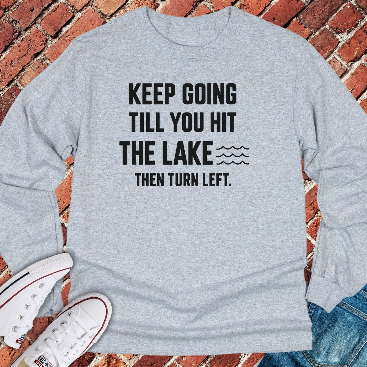 Turn Left Long Sleeve - Sport Grey