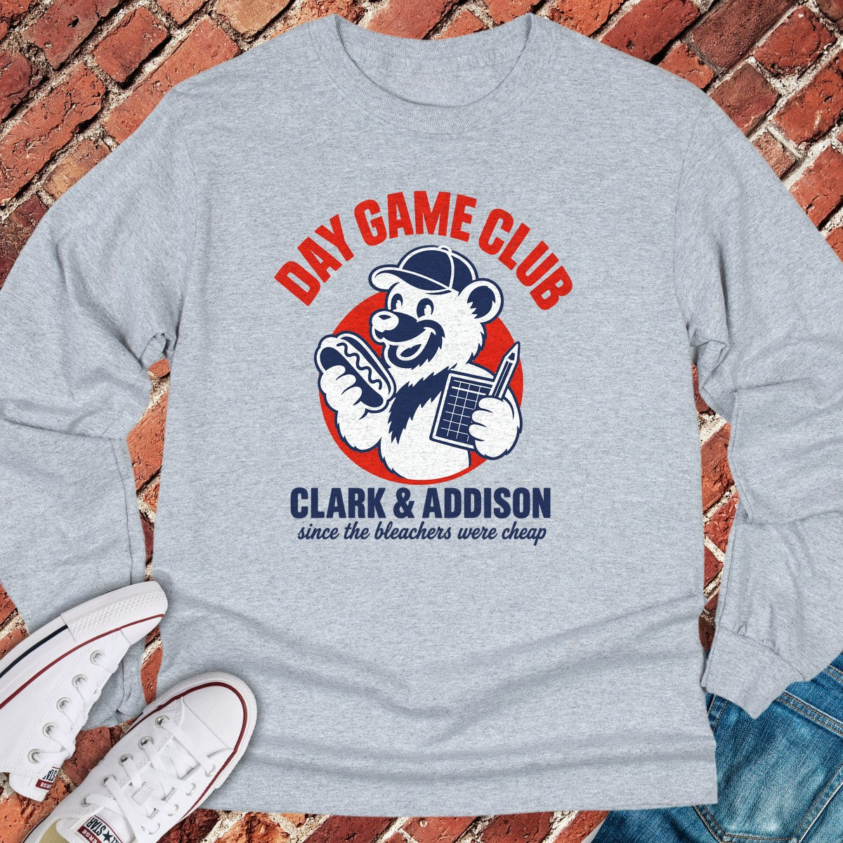Day Game Long Sleeve - Sport Grey